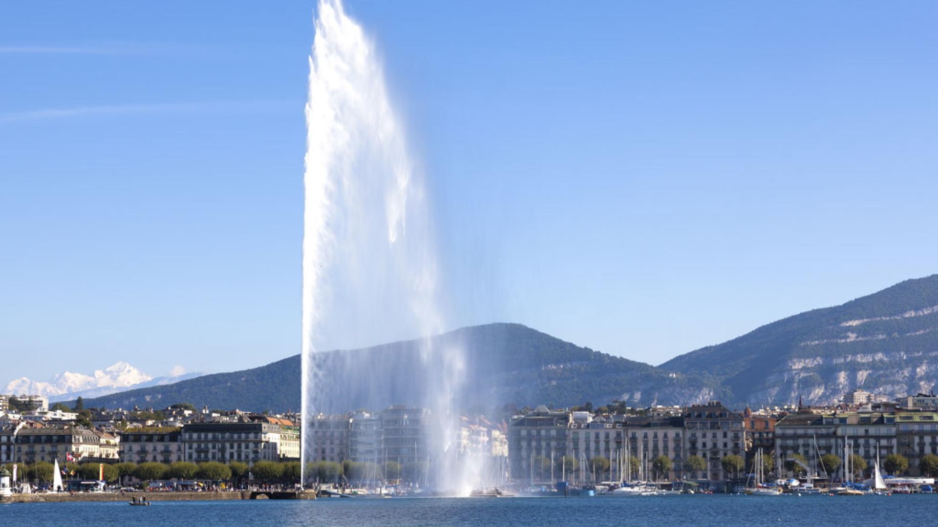 EMSC conference 2014 Geneva fountain EMSC conference 2014 Geneva fountain