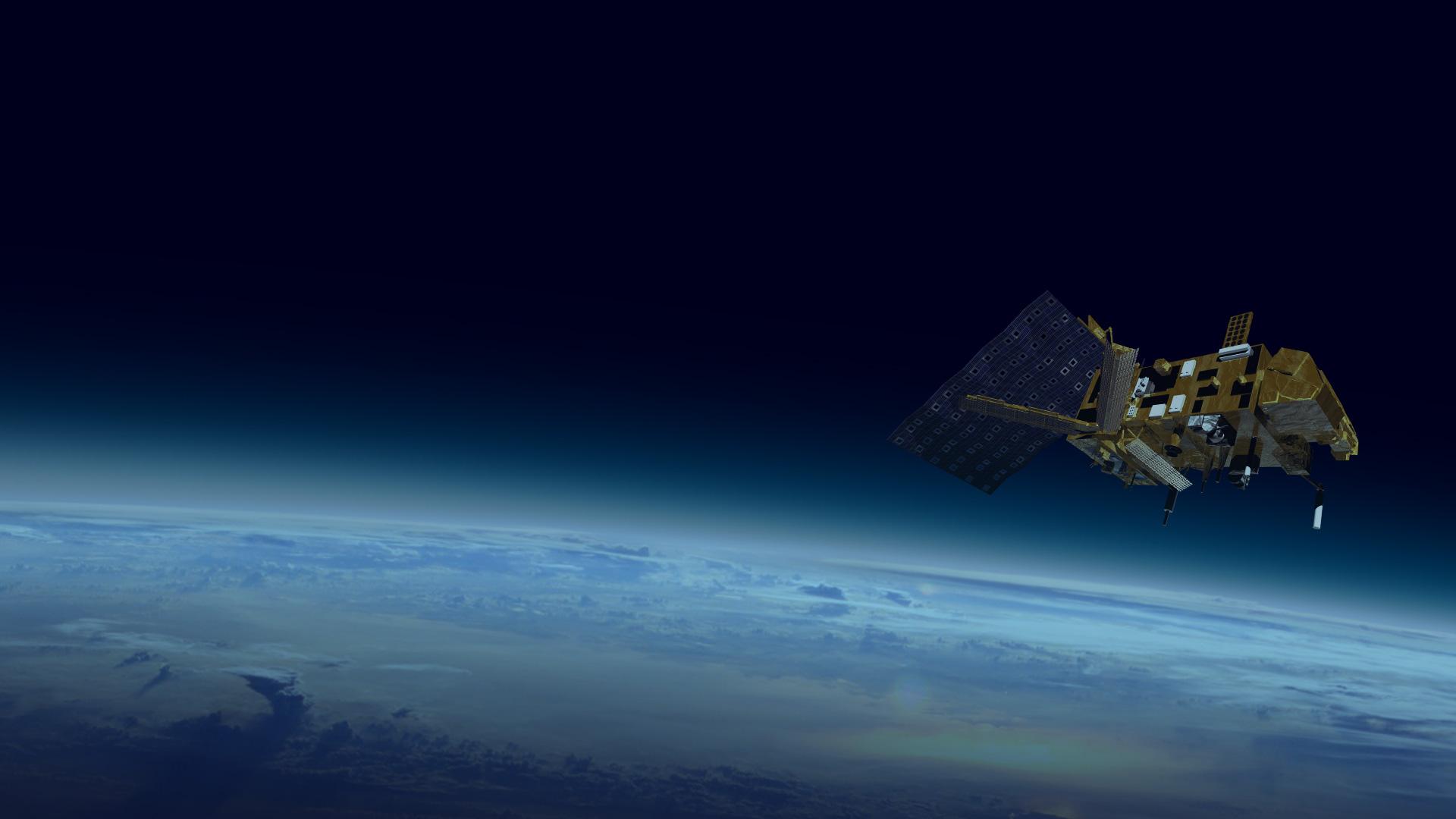 Metop satellite in orbit Metop satellite in orbit