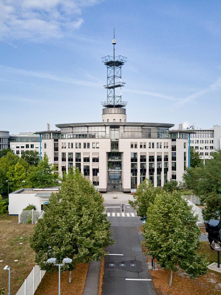 EUMETSAT HQ with satellites